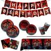 Demogorgon Chomper Disposable Tableware Birthday Party Decoration, Demogorgon Tableware Tablecloth Balloon Flag Party Supplies
