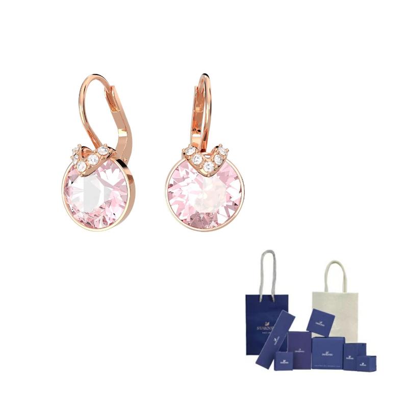 Swarovski Bella Earrings Womens F-Original Brand Box And Bag