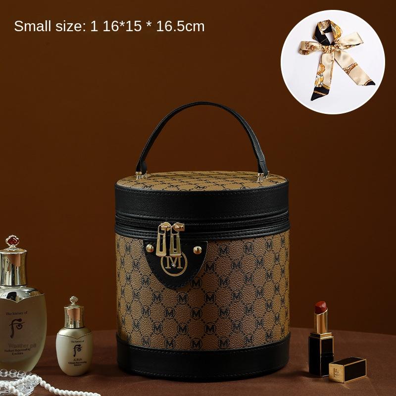 Maillard Color Bucket Bag Kosmetické pouzdro Velkokapacitní kosmetická taška na suvenýry Multifunkční voděodolná přenosná