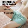 Men Boxer Underwear Mid-rise Patchwork Color Shorts Briefs Contrasting Waistband Button Ice Silk