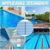 Pool Skimmer Net Kit 16.5"x13" Mesh Filter Screen with Telescopic Rods Elastic Ropes Leaf Catcher Skimmer Spring Action Net System Prevent Clogs for