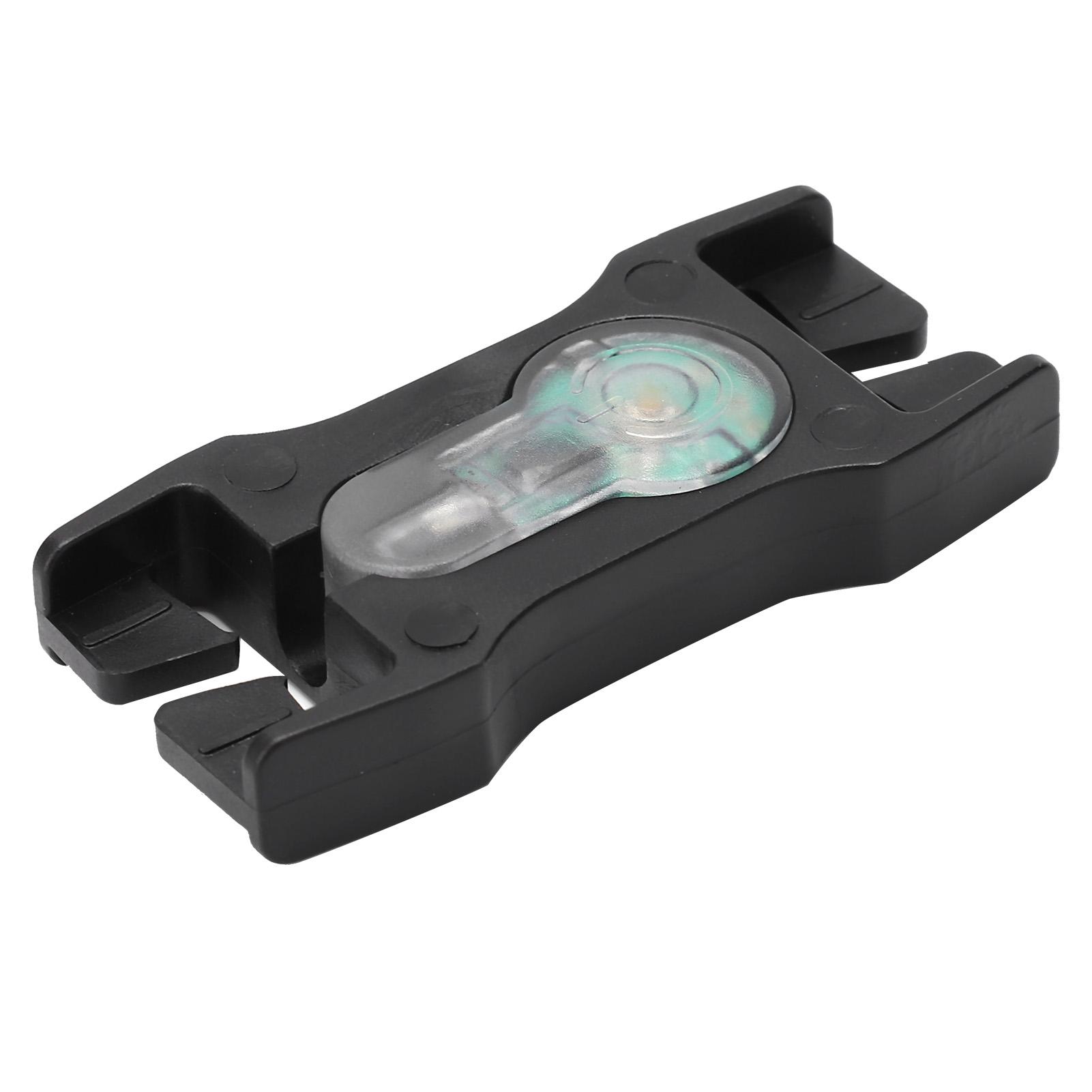

Buckle Connection Signal Light Waterproof Military Hunting Survival Safety Strobe Light Purple Light