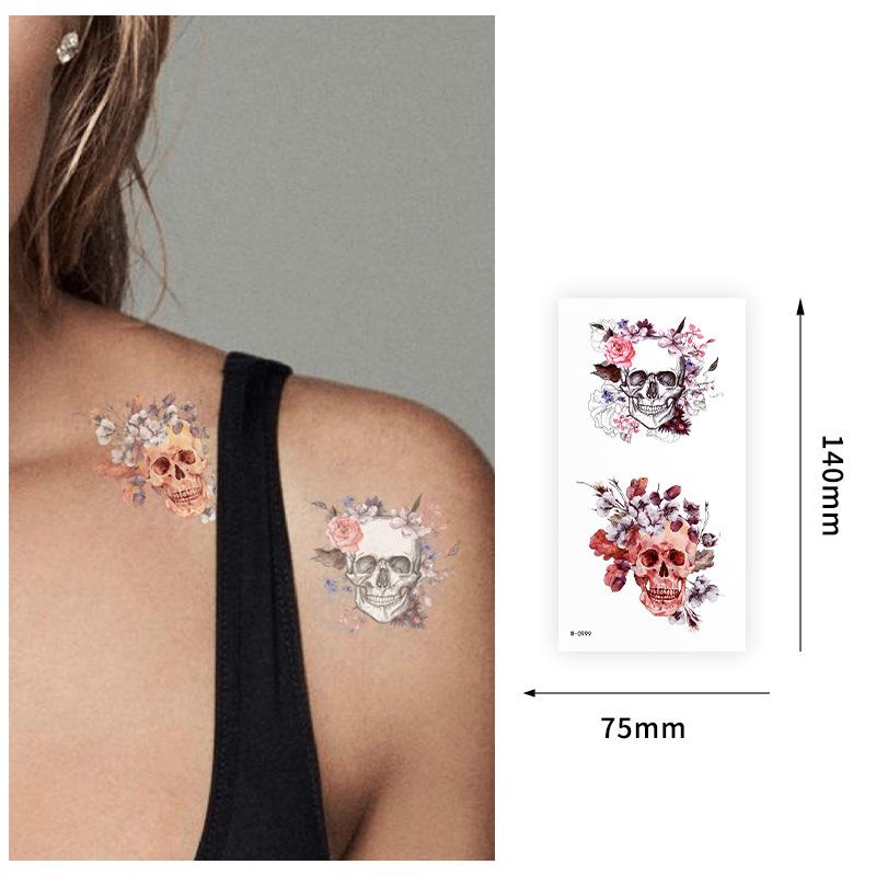 Cartoon Tattoo Sticker Waterproof Butterfly Tattoo Sticker Cute Little Fresh Temporary Tattoo Tattoo