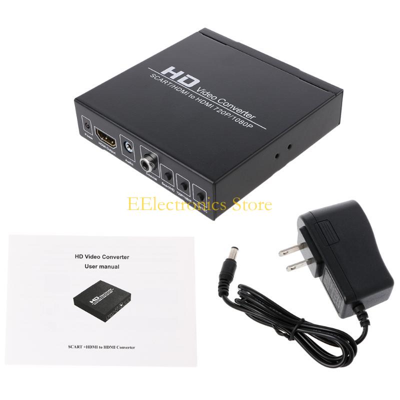 

B03C to Video Converter Box 3.5mm Coaxial Output for Game Console DVD None білий
