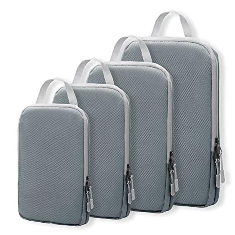 Compressible Travel Storage Bag Set: Large Capacity Suitcase Organizers & Digital Accessories