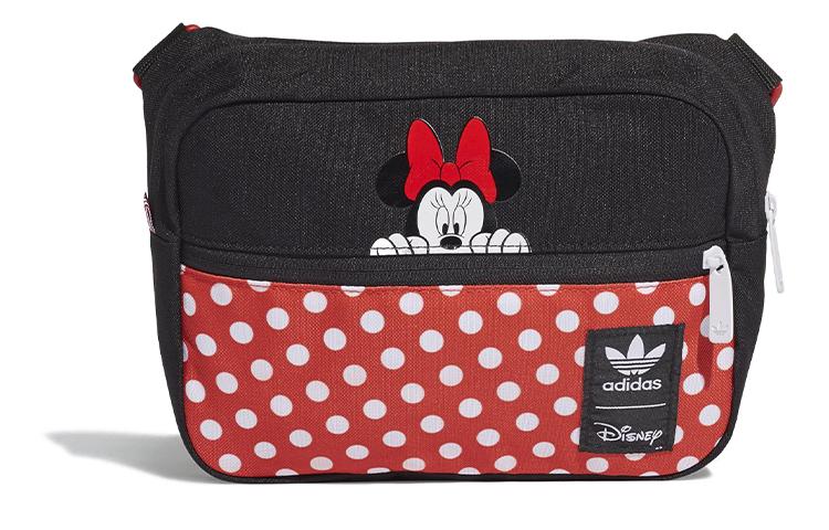 Adidas Originals Disney Collaboration Polyester Crossbody Bag, Shoulder Bag Unisex Red Black Multicolor GN3228