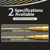 6Pcs Golden & Silver Metallic Markers, Brush & Fine Tip Options - for Painting, Lettering And Detailing - Quick-Drying, Artistic