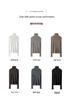 Spring 2026 Slim Fit Women's Elegant Layered Neck Wool Sweater
