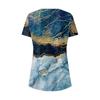 Women's Fashion Casual Temperament Crewneck Loose Printed Short Sleeve T-shirt Top