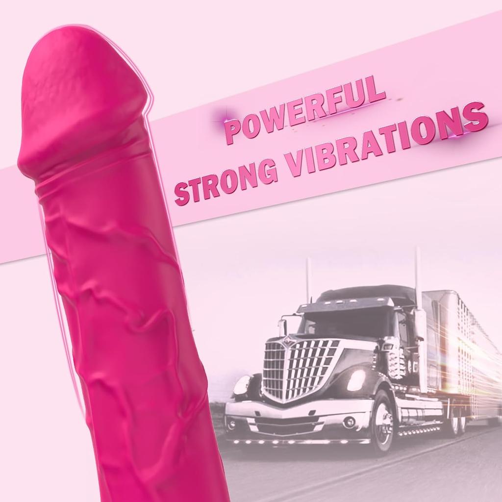 Dildovibrator, Sexspielzeug für Erwachsene und Frauen, 10 Vibrationen, realistische Silikondildos, Fingervibratoren zur Klitorisstimulation für Solo- und Paarvergnügen