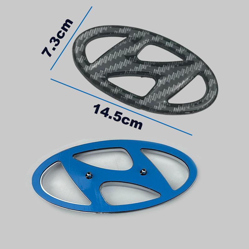 Logo Front Rear Badge for Hyundai SantaFe Tiburon Solaris Verna IX25 IX45I X35 I20 I30 I10 I40 Accent Tucson Kona Elantra Sonata b1