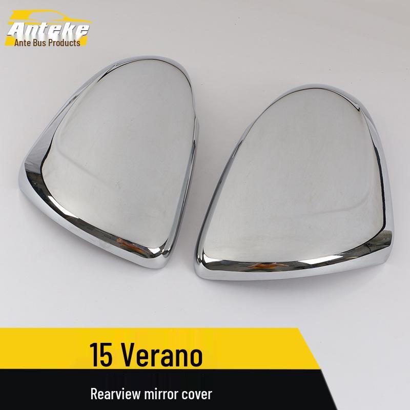 Rearview Mirror Cover Sequins for 15 Verano Models - Electroplated Reflector Shell Modification Accessory