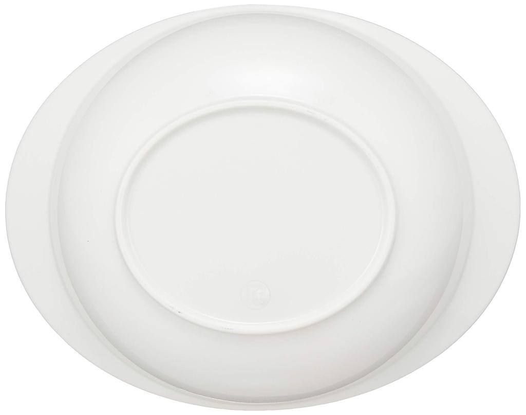 Arita Ware Bunzan Kiln Curry White Porcelain Diameter 19cm X Depth 15cm Easy To Hold and Scoop Oval Pasta Plate Microwave and Dishwasher Safe Made In