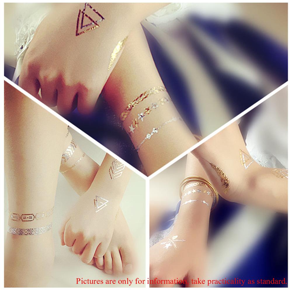 Fashion Temporary Tattoo Necklace Choker Bracelet Henna Jewelry