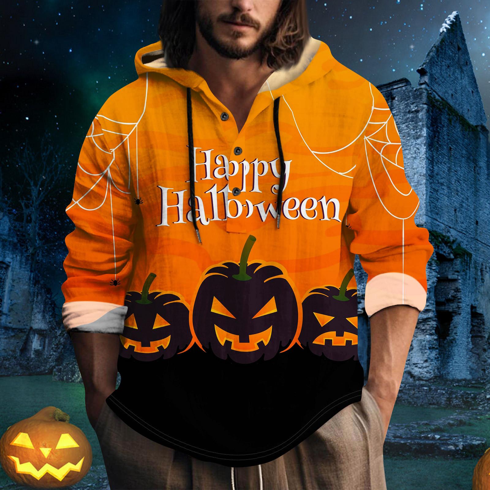 

Весенне-осенняя мужская толстовка с воротником-стойкой на открытом воздухе, повседневные свитера, топы XXXL оранжевый