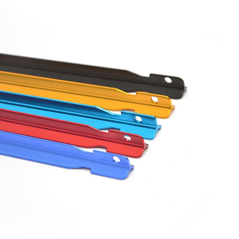 Ultra-Light Aluminum V-Shaped Tent Stakes, 18cm, Reinforced Ground Accessories.