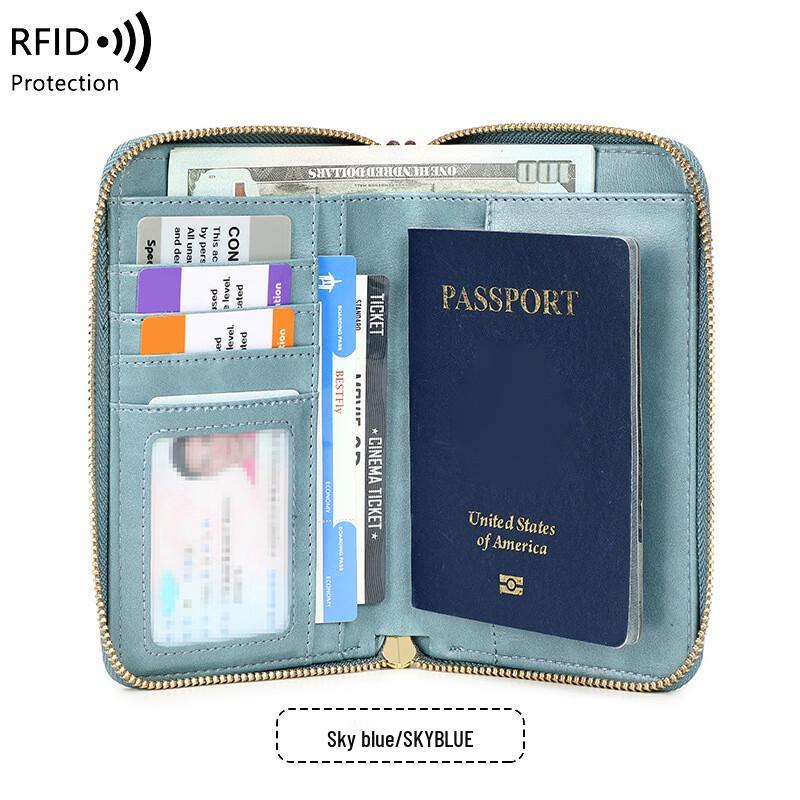 OLOMM RFID Кошелек для паспорта с защитой от кражи