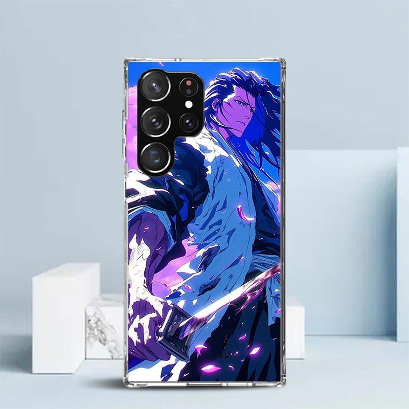 Bleach Kuchiki Byakuya Soft Cover for Samsung Galaxy S25 Edge S26 S24 S23 Ultra Phone Case S22 S21 Plus S20 FE Print Pattern She
