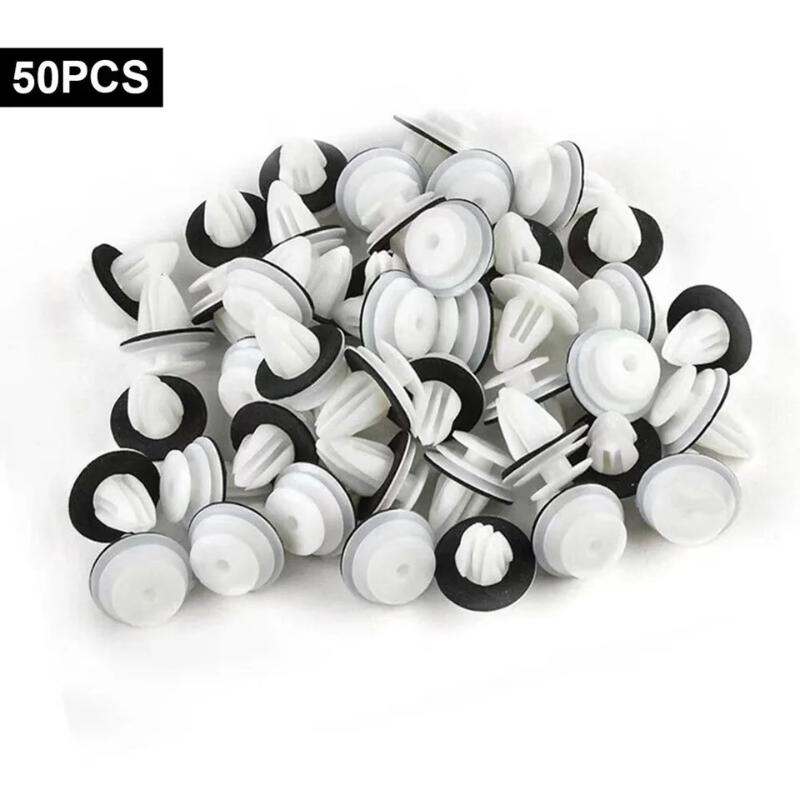 50Pcs Multi-Function Car Fastener Clips Universal Fit Automotive Bumper Mudguard Clips General Auto Accessories