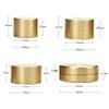 Brass Round Sealed Waterproof Box Moisture-Proof Storage Box for Jewelry Coin Tea Dustproof Sealed Pill Box