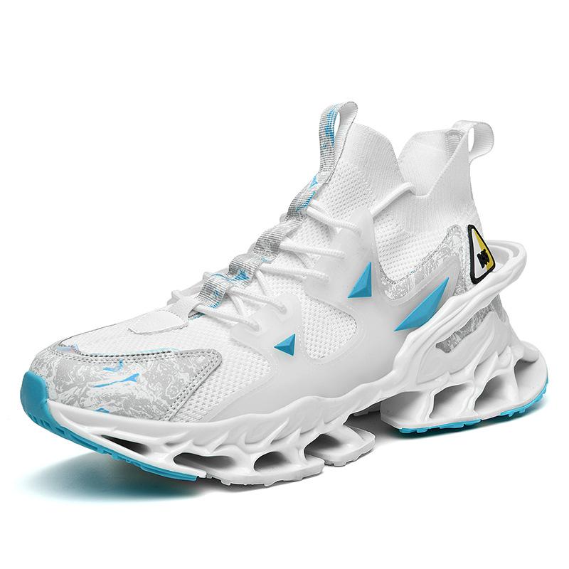 Herrenschuhe mit großer Sohle, neue atmungsaktive Mesh-Schuhe, lässige Sportschuhe, lässige, trendige Laufschuhe für Herren