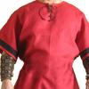 Viking Warrior Costume Medieval Men Shirt Viking Knight Outfit Vintage Renaissance Nordic Pirate Tunic Shirt for Cosplay Stage Performances