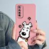 For Realme 7 RMX2151 RMX2155 Phone Case Realme7 4G Back Cover Soft Silicone Sweet Lovely Cartoon Panda Flower Printed Coque Capa