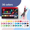36-168 Colors Acrylic Paint Pen Markers Acrylic 0.7mm Tip Paint Markers Set for Wood Rock Painting Canvas Gift DIY Crafts Art