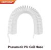 PU Spiral Air Hose with C Type Connector Flexible Polyurethane Coil for Pneumatic Air Compressor Air Tube