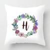 Personalized letter printed pattern pillowcase for home bedroom living room sofa decoration throw pillow pillowcase