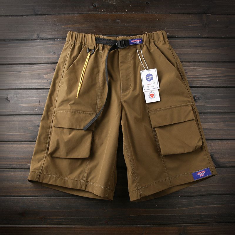 

German-Style Export Surplus Summer Men s Multi-Pocket Shorts, Loose Casual Functional Straight-Leg Workwear Five-Point Shorts Deep card 3XL