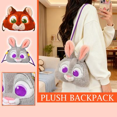 Mochila de Pelúcia, série, Mochila Escolar Estudantil, Amuleto, Boneca de Brinquedo, Bolsa de Ombro Simples/Dupla, Bolsa Transversal