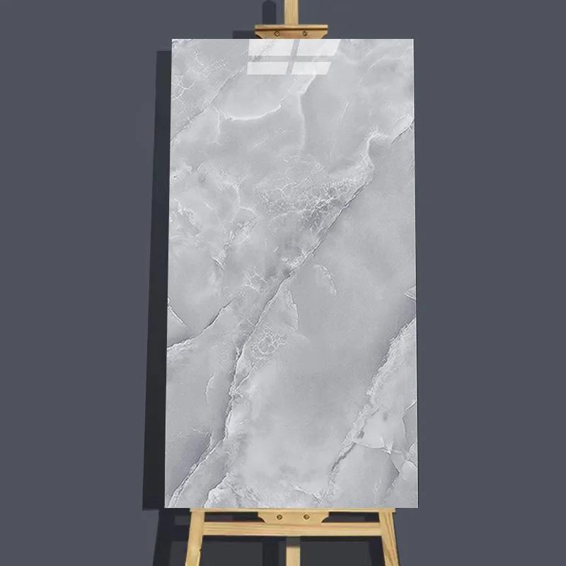 Marble Grain Wall Sticker Imitation Marble Wall Panels Diy Self-adhesive Waterproof Wallpaper For Home Bathroom Decoration