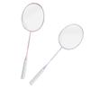 Set di racchette da badminton leggere in fibra di carbonio per principianti, donne, adulti, per gioco singolo e doppio