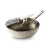 Titanium frying pan non-stick wok household flat-bottomed cooking pan ceramic pot suitable for gas stove induction cooker