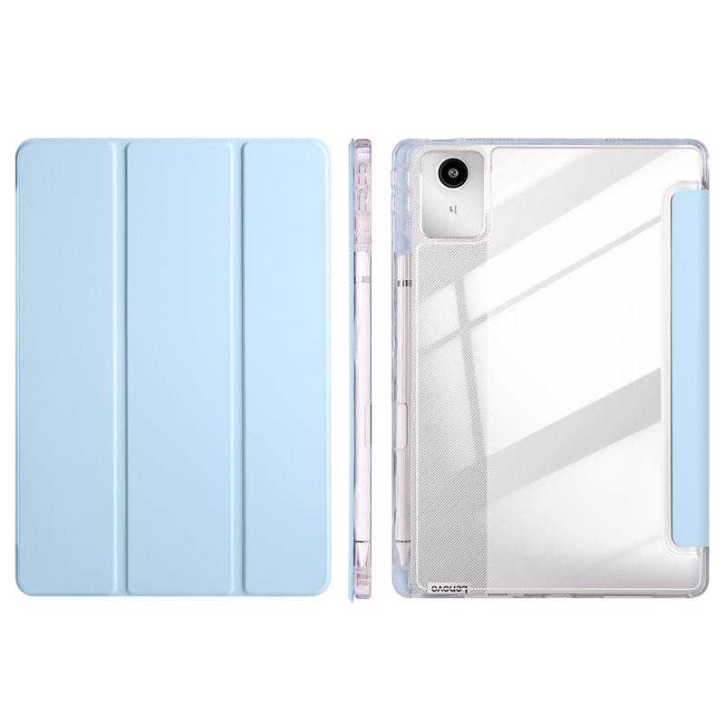 For Lenovo Tab M11 Case with Pencil Holder Acrylic Clear Back Hard Cover For Xiaoxin Pad Lenovo m11 Case tb330fu tb331fc