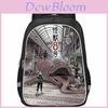 Monster No. 8 Large Capacity Lightweight 3d School Backpack For Kids Oxford Cloth