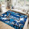 Hertha bsc FC Design Tappeto in Velluto di Cristallo Accogliente Non?Tappeto Stampato Antiscivolo per Camera da Letto Soggiorno Ingresso
