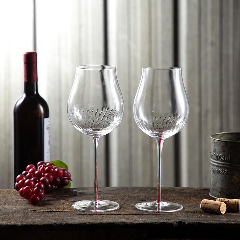 Burgundy Red Wine Glasses