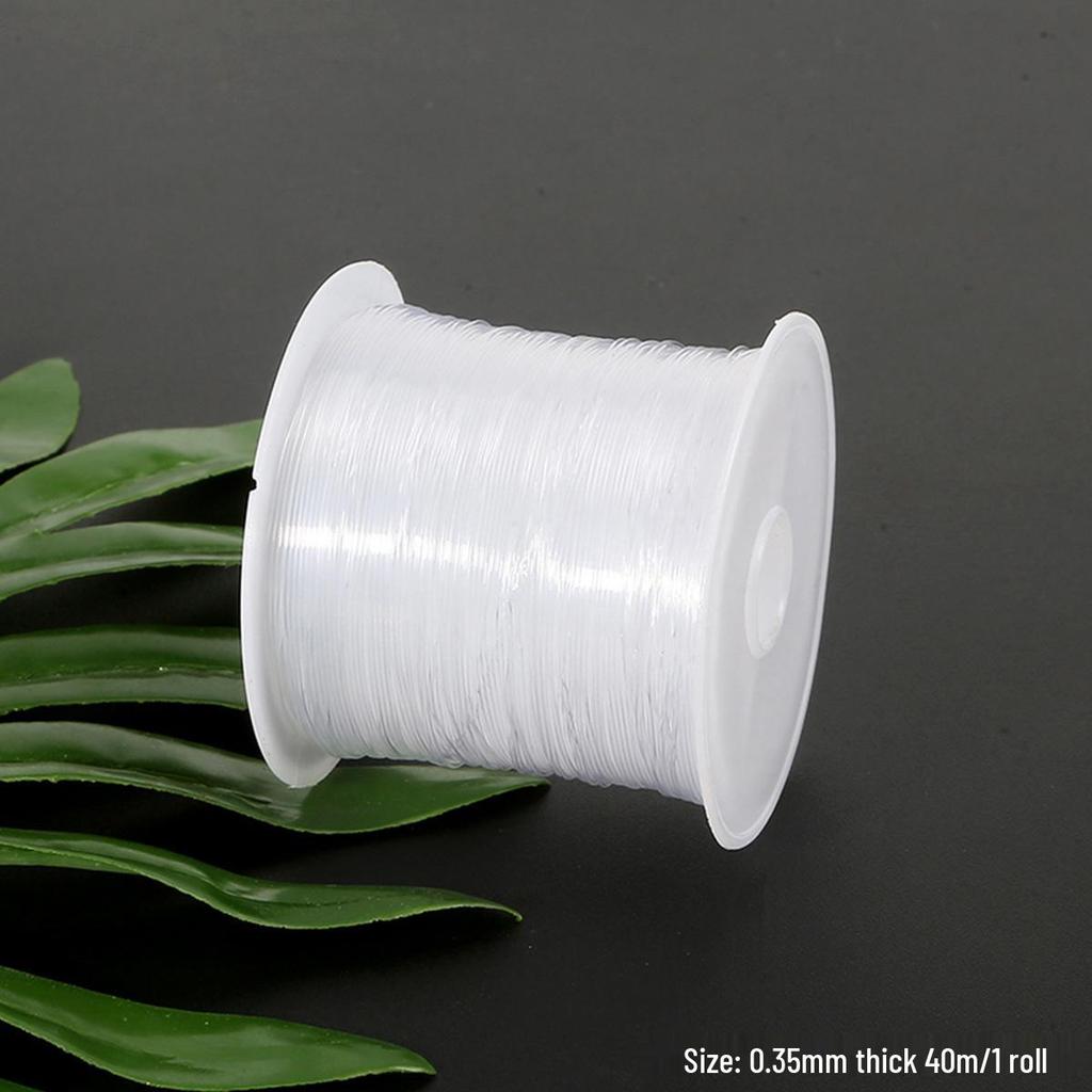 Transparent Non-Elastic Crystal Beading String for Jewelry Making