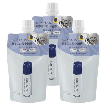 HAIR DOLCE Night Soap Smooth Milk Refill X 3 Treatment Hair Milk Night Care Moisturizing Soap Scent (100mL Bottles) Leave-in