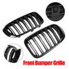Gloss Black Front Bumper Kidney Grille Grill Fit BMW X3 X4 F25 F26 2014-2017