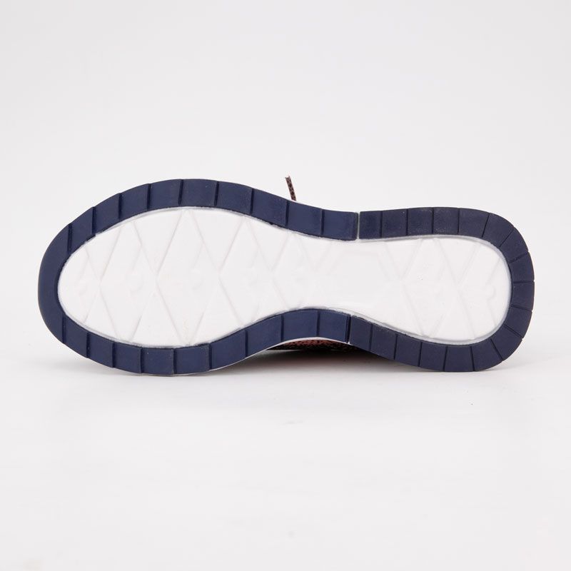 Baskets de sport souple à motif orange Femme US POLO