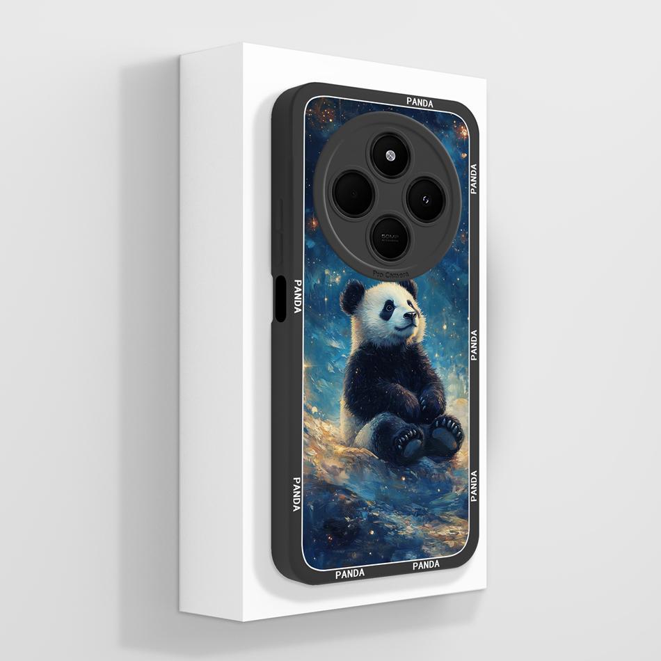 Per Custodia Telefono POCO C75 Carino Cuore Gatto Morbido Silicone Liquido Cover Posteriore Per Xiaomi Poco C 75 Protezione Completa Anti Caduta Funda Capa