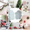 Christmas Gingerbread Man Silicone Molds DIY Cement Gypsum Mould Craft Supplies Christmas Decoration for Wax Soap Clay