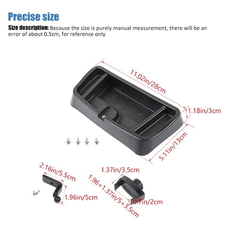 Car Center Console Phone Holder Storage Box Bracket GPS Stand Fit For Jeep Wrangler TJ 1997-2006 Car Interior Accessories