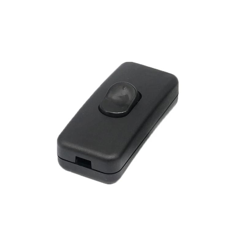 Light Switch AC 250V ON/OFF Table Desk Lamp Cord Toggle Rocker Switches Control For LED Lights Wiring Electric Switch