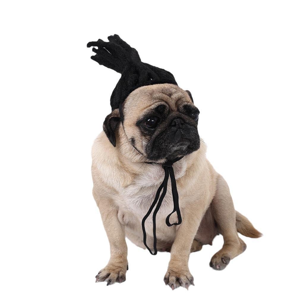 Pet Halloween & Christmas Wigs: Funny Dreadlock Accessories for Cats & Dogs