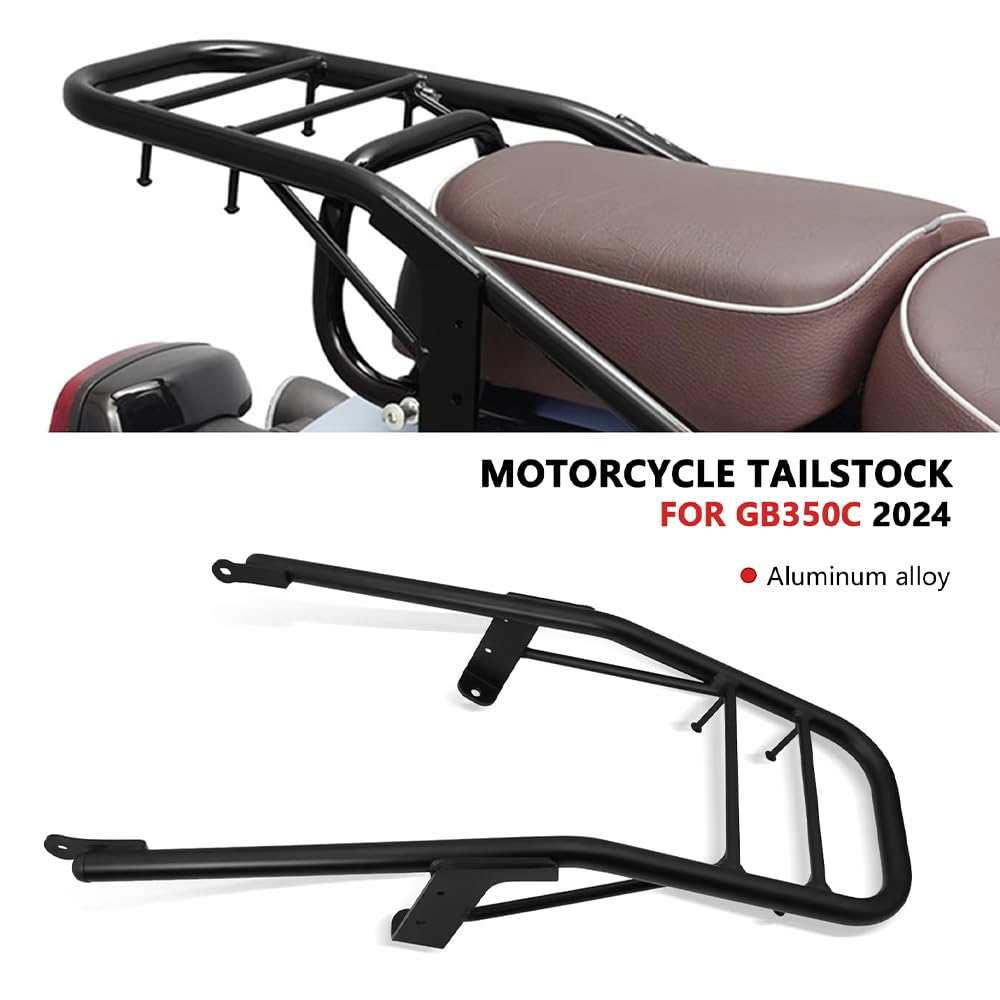 New Rear Luggage Rack, Tail Box Mounting Bracket for GB350C (2025-2024) Motorcycles [Imported]