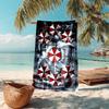 Resident Evil Game, Umbrella Corporation, Soft Beach Towel, Outdoor Camping Vacation Swimming Beach Towel, Outdoor Absorbent Bath Towel, Q3